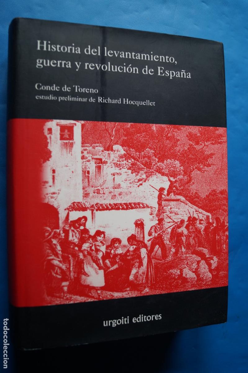 Livros em segunda m&atilde;o: HISTORIA DEL LEVANTAMIENTO, GUERRA Y REVOLUCION DE ESPA&Ntilde;A. CONDE DE TORENO
