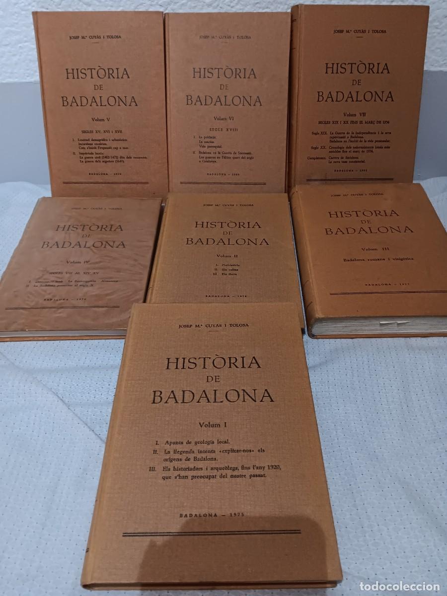 Libros de segunda mano: Historia de Badalona Cuyas y Tolosa