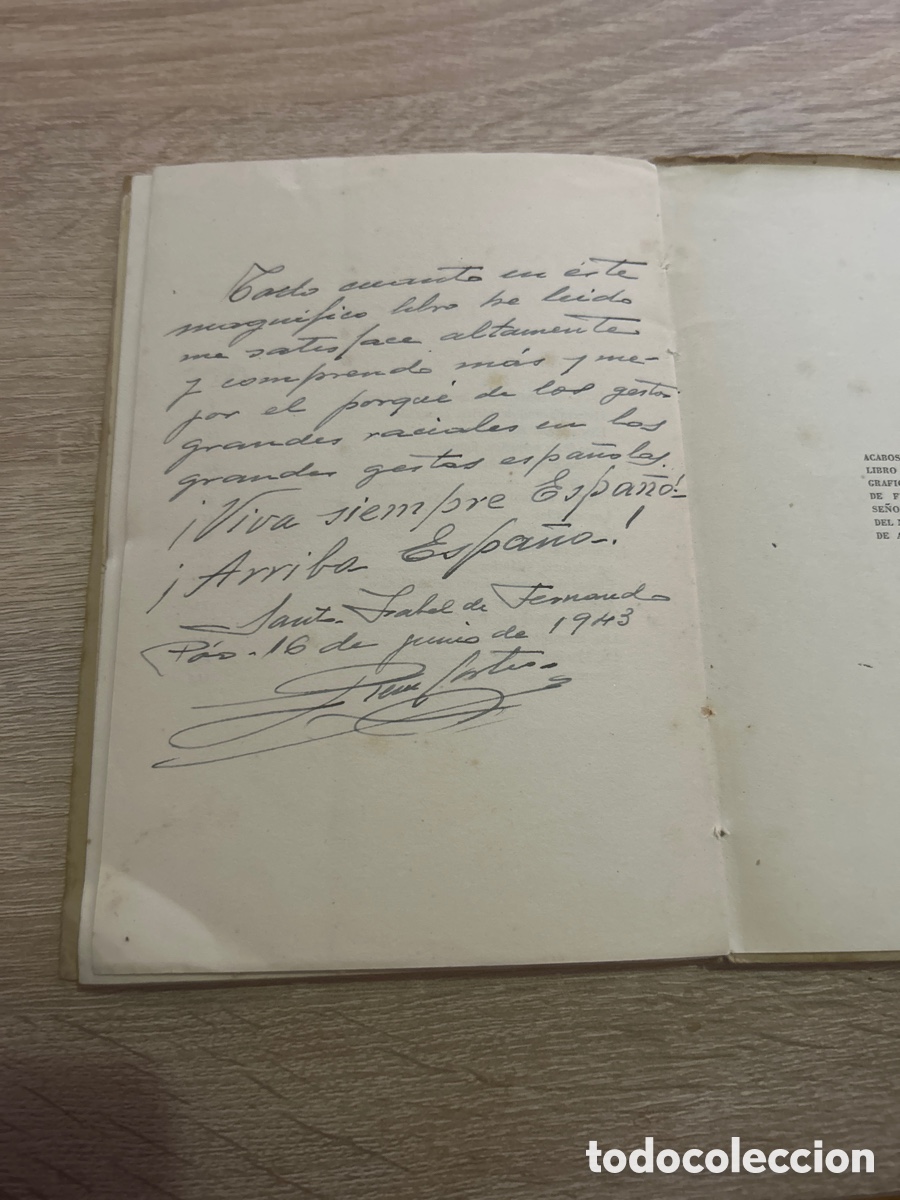 Libros de segunda mano: Espa&ntilde;a en los mares Manuel Ballesteros a&ntilde;o 1943 - Foto 3