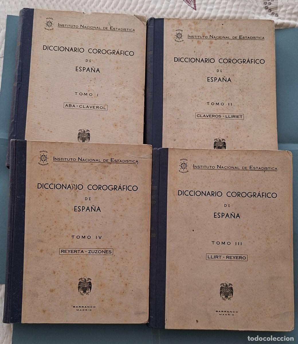 Libros de segunda mano: DICCIONARIO COROGRAFICO DE ESPA&Ntilde;A 1940