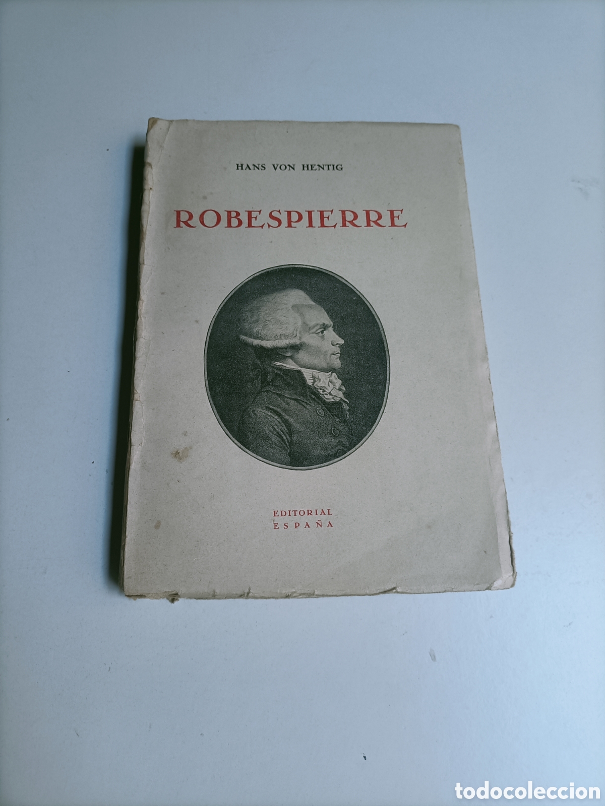 Libros de segunda mano: Robespierre Hans Von Hentig
