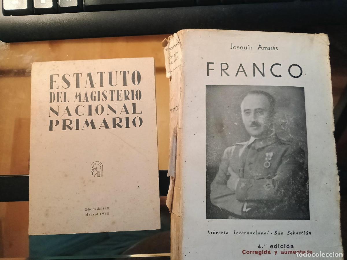 Libros de segunda mano: Franco y Estatuto del magisterio nacional primario