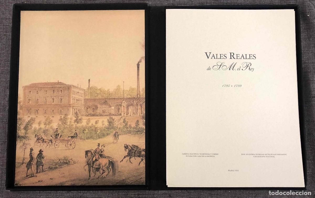 Libros de segunda mano: VALES REALES DE S.M. EL REY 1795-1799. EDICION FACSIMIL FABRICA NACIONAL DE MONEDA Y TIMBRE 1993