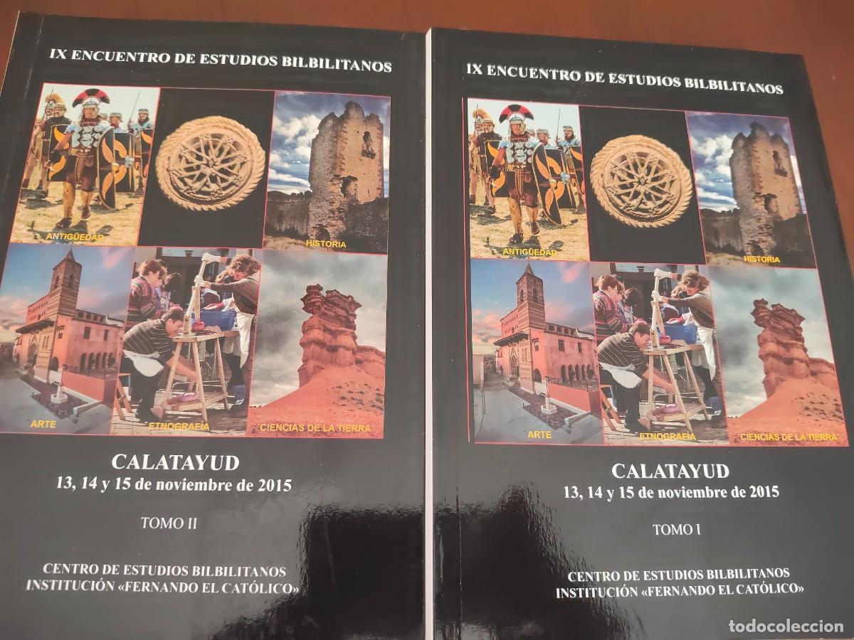 Libros de segunda mano: IX encuentro de centros de estudios bilbilitanos