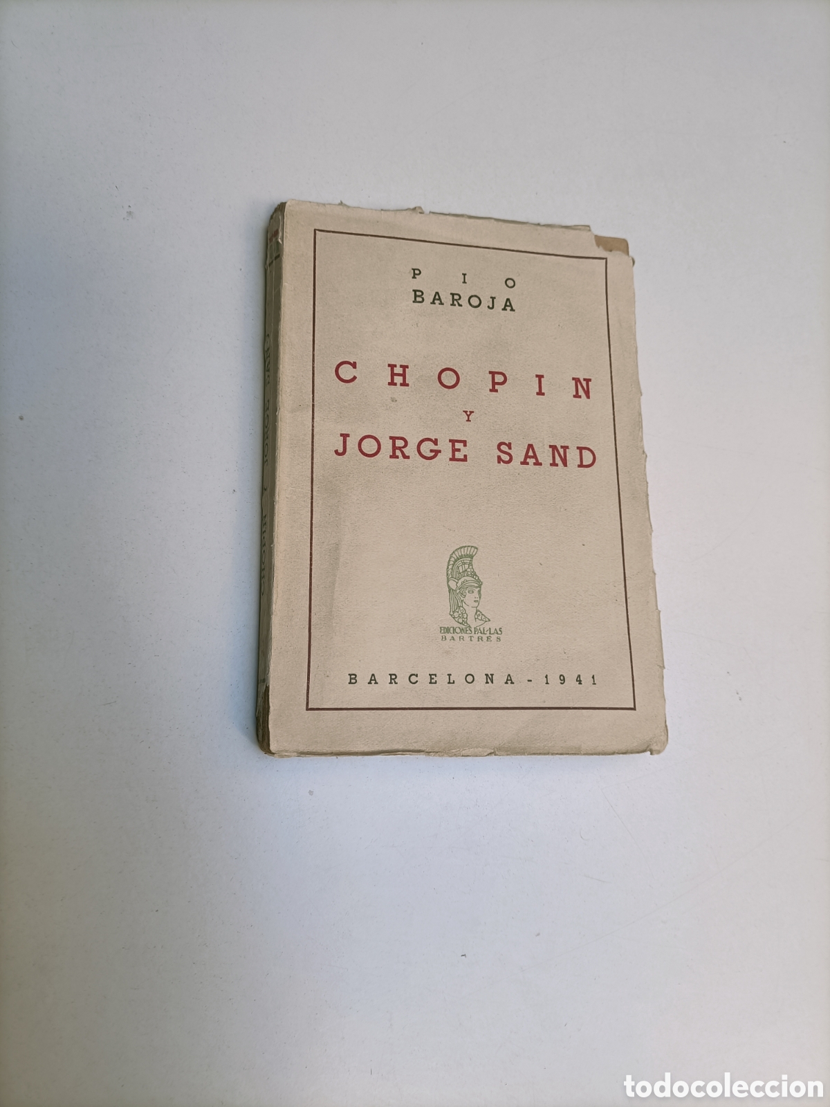 Libros de segunda mano: Chopin y Jorge Sand. Y otros ensayos P&iacute;o Baroja.1941