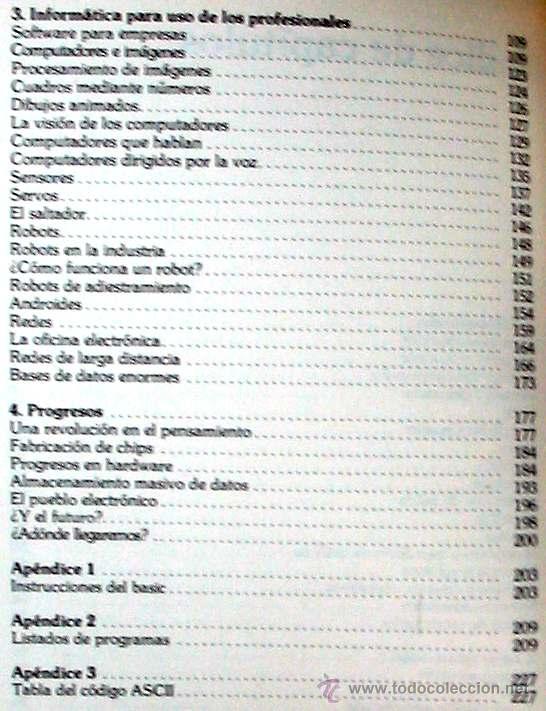 Libros de segunda mano: INFORM&Aacute;TICA PARA TODOS - BIBLIOTECA CIENTIFICA SALVAT - Foto 3