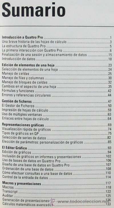 Libros de segunda mano: CURSO PR&Aacute;CTICO QUATTRO PRO - VERSION 4.02 - Foto 2