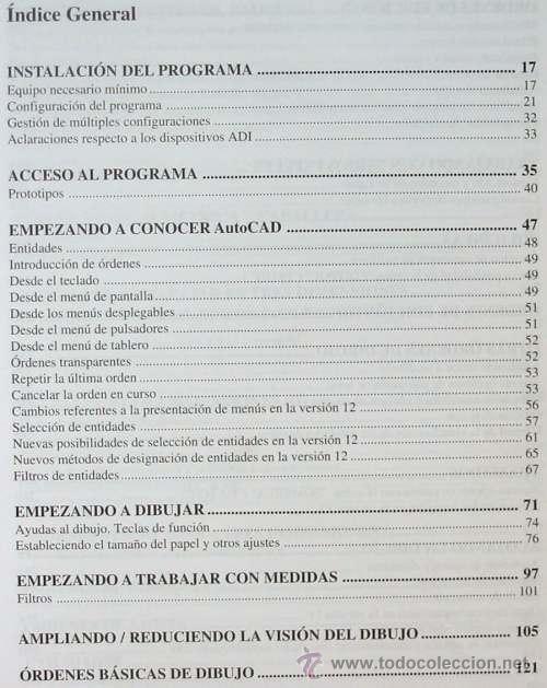 Libros de segunda mano: AUTOCAD PR&Aacute;CTICO -VERSIONES 2.6, 10, 11 Y 12 - 574 P&Aacute;G. - Foto 2