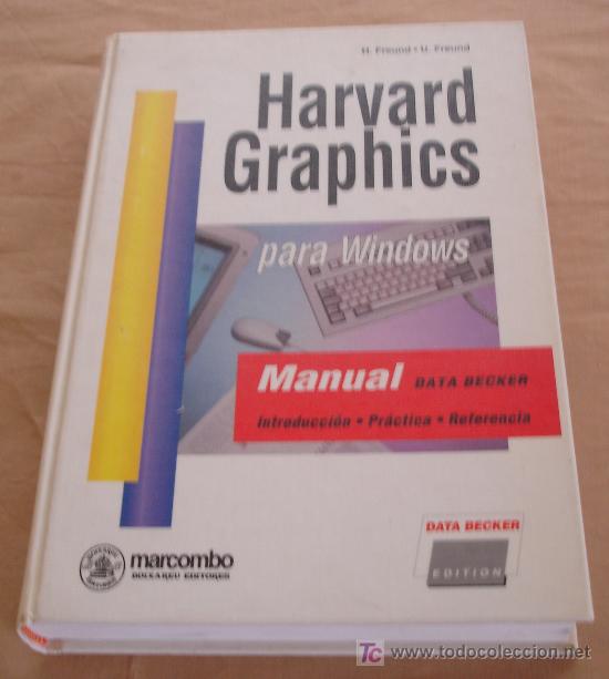 Libros de segunda mano: HARVARD GRAPHICS PARA WINDOWS - H. FREUND - U. FREUND. - Foto 1
