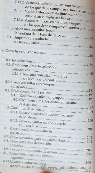 Libros de segunda mano: ACESS 2000 - GU&Iacute;AS PR&Aacute;CTICAS ANAYA MULTIMEDIA - 352 P&Aacute;GINAS - Foto 7