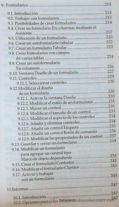 Libros de segunda mano: ACESS 2000 - GU&Iacute;AS PR&Aacute;CTICAS ANAYA MULTIMEDIA - 352 P&Aacute;GINAS - Foto 8