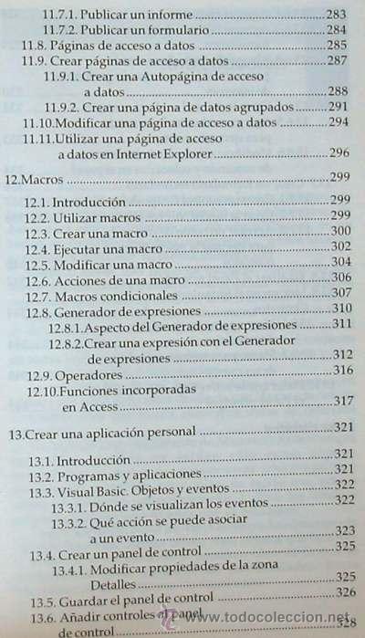 Libros de segunda mano: ACESS 2000 - GU&Iacute;AS PR&Aacute;CTICAS ANAYA MULTIMEDIA - 352 P&Aacute;GINAS - Foto 10