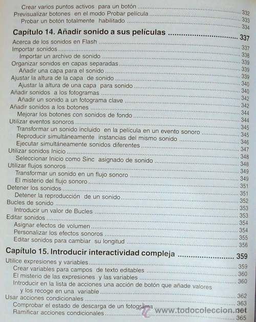 Libros de segunda mano: FLASH 4 - ANAYA MULTIMEDIA - 416 P&Aacute;GINAS - CON SU CD - Foto 15