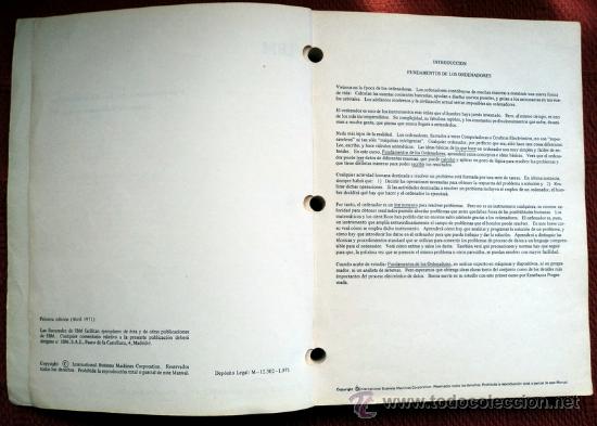Libros de segunda mano: FUNDAMENTOS DE LOS ORDENADORES;IBM 1&ordf; EDICI&Oacute;N 1971 - Foto 2