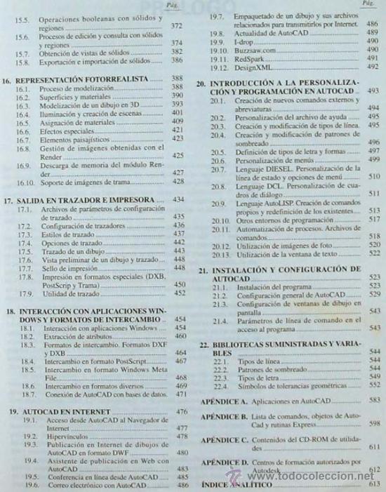 Libros de segunda mano: AUTOCAD 2002 AVANZADO - V&Aacute;LIDO PARA LAS VERSIONES EN ESPA&Ntilde;OL E INGL&Eacute;S - 615 P&Aacute;GINAS - Foto 4