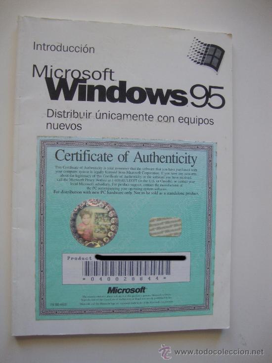 Libros de segunda mano: LIBRO ORIGINAL WINDOWS 95 - Foto 1