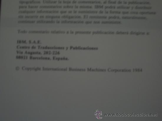 Libros de segunda mano: DOS 3.10 DE IBM ORIGINAL  PCDOS - Foto 6