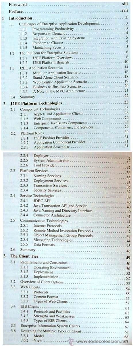 Libros de segunda mano: DESIGNING ENTERPRISE APPLICATIONS WITH THE JAVA 2 PLATFORM, ENTERPRISE EDITION - EN INGL&Eacute;S - Foto 3