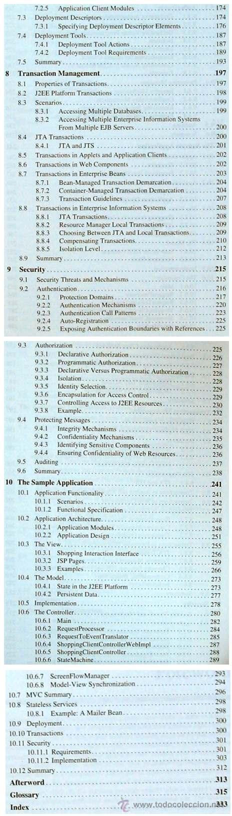 Libros de segunda mano: DESIGNING ENTERPRISE APPLICATIONS WITH THE JAVA 2 PLATFORM, ENTERPRISE EDITION - EN INGL&Eacute;S - Foto 5