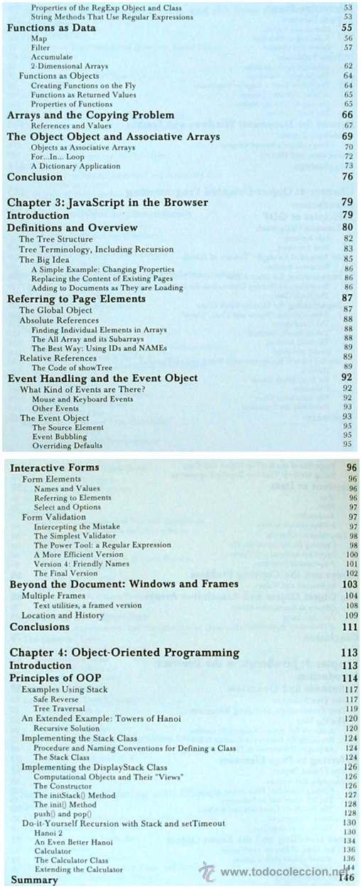 Libros de segunda mano: JAVASKRIPT OBJECTS - OBJETC USE AND DATA MANIPULATION WITH JAVASKRIPT - EN INGL&Eacute;S - Foto 4