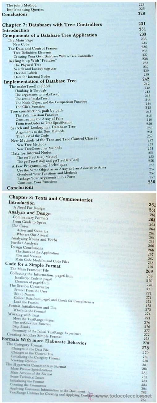 Libros de segunda mano: JAVASKRIPT OBJECTS - OBJETC USE AND DATA MANIPULATION WITH JAVASKRIPT - EN INGL&Eacute;S - Foto 6