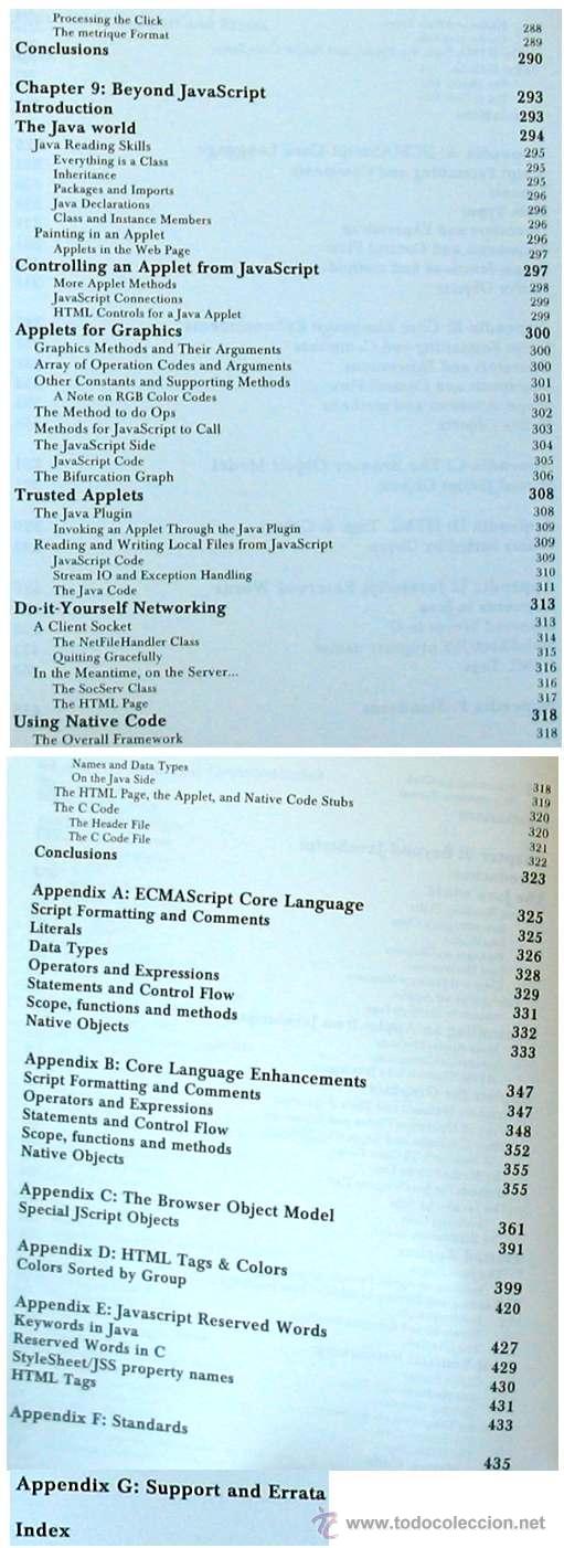 Libros de segunda mano: JAVASKRIPT OBJECTS - OBJETC USE AND DATA MANIPULATION WITH JAVASKRIPT - EN INGL&Eacute;S - Foto 7