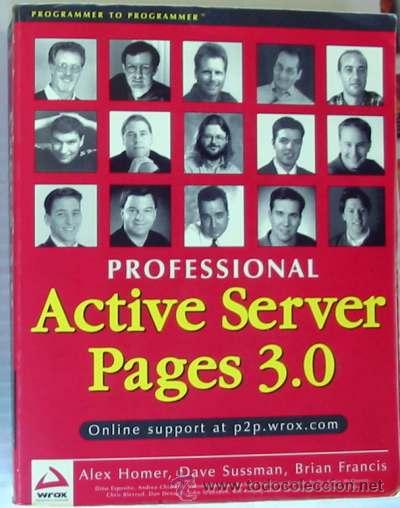 Libros de segunda mano: PROFESSIONAL ACTIVE SERVER PAGES 3.0 - WROX 1999 - 1277 P&Aacute;GINAS - EN INGL&Eacute;S - Foto 1