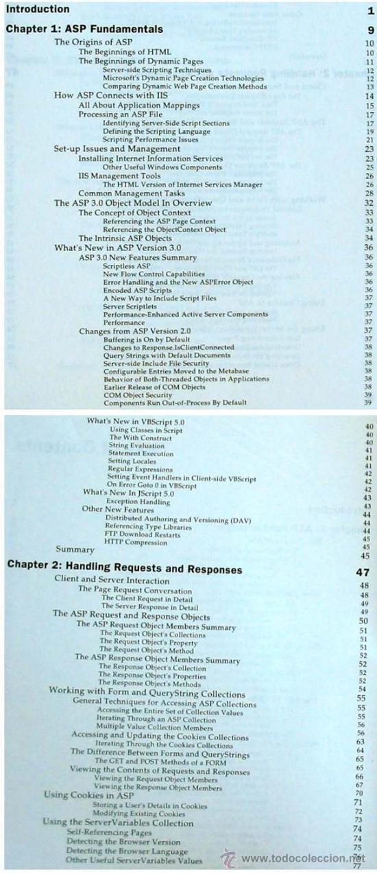 Libros de segunda mano: PROFESSIONAL ACTIVE SERVER PAGES 3.0 - WROX 1999 - 1277 P&Aacute;GINAS - EN INGL&Eacute;S - Foto 3