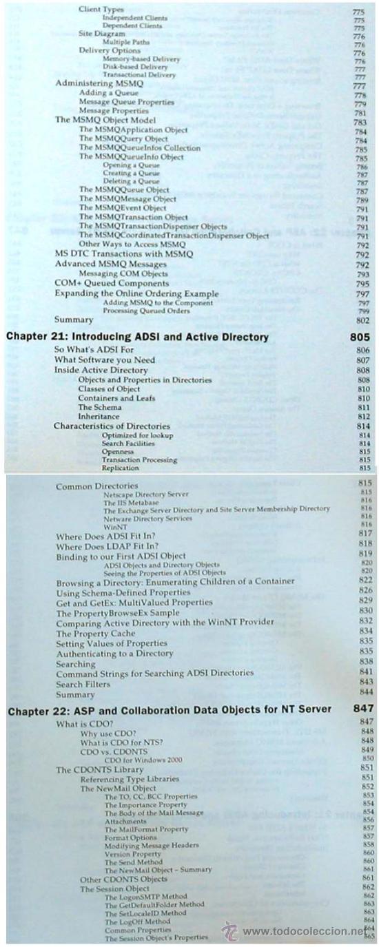 Libros de segunda mano: PROFESSIONAL ACTIVE SERVER PAGES 3.0 - WROX 1999 - 1277 P&Aacute;GINAS - EN INGL&Eacute;S - Foto 11
