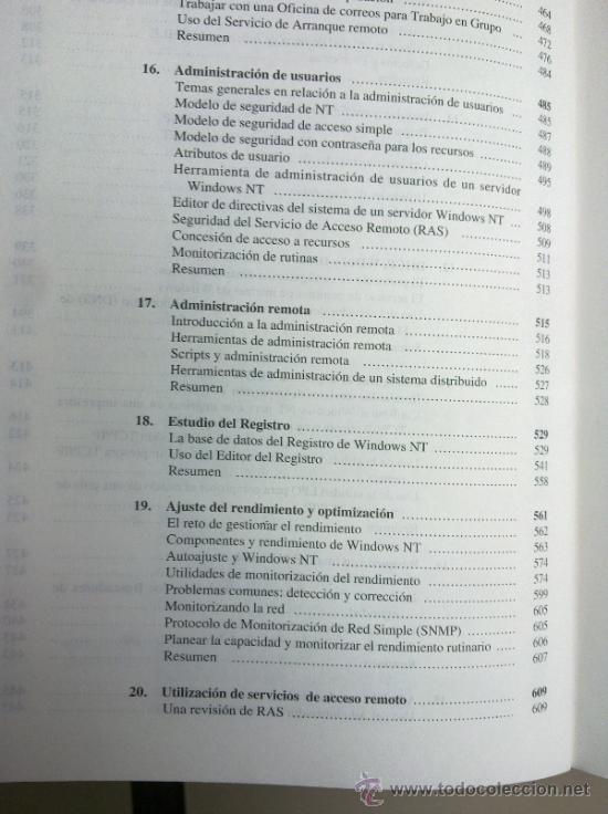 Libros de segunda mano: Windows NT 4 Server AL DESCUBIERTO - Foto 8