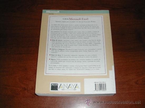 Libros de segunda mano: EL LIBRO DEL MICROSOFT EXCEL 3, EDICI&Oacute;N OFICIAL MICROSOFT PRESS. ANAYA MULTIMEDIA.   - REF&ordf; (JC) - Foto 3