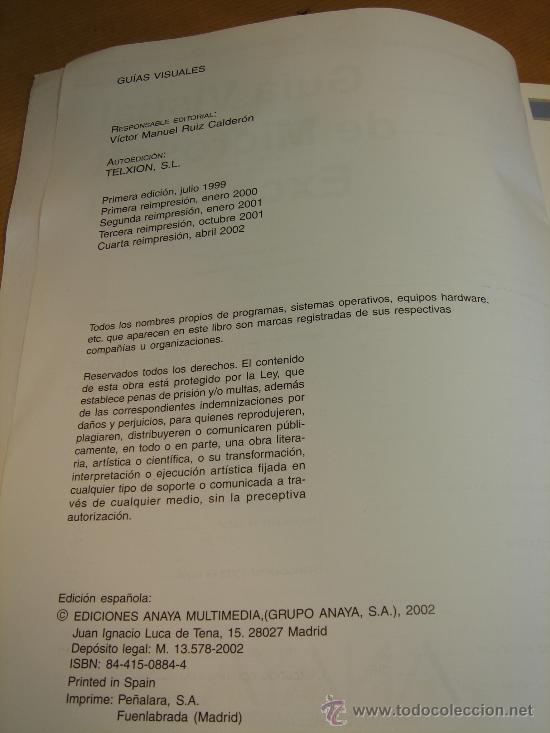 Libros de segunda mano: LIBRO INFORMATICA GUIAS VISUALES - EXCEL 2000 -  ANAYA 2002 - Foto 6