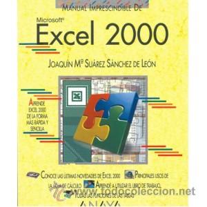 Libros de segunda mano: manual imprescindible de excel 2000 joaquin maria suarez sanchez de leon - Foto 1