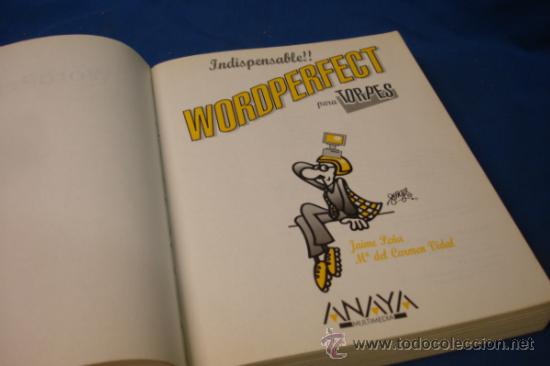 Libros de segunda mano: WORDPERFECT PARA TORPES - DIBUJOS DE FORGES - ANAYA MULTIMEDIA 1995 - Foto 2