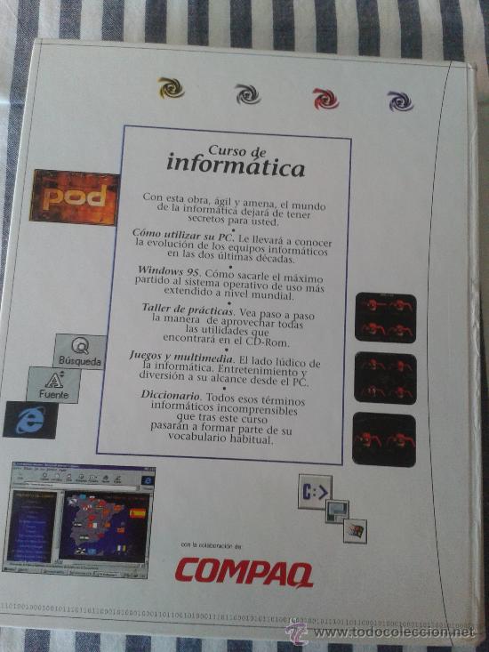 Libros de segunda mano: Curso De Inform&aacute;tica , Compaq, El Peri&oacute;dico. - Foto 2