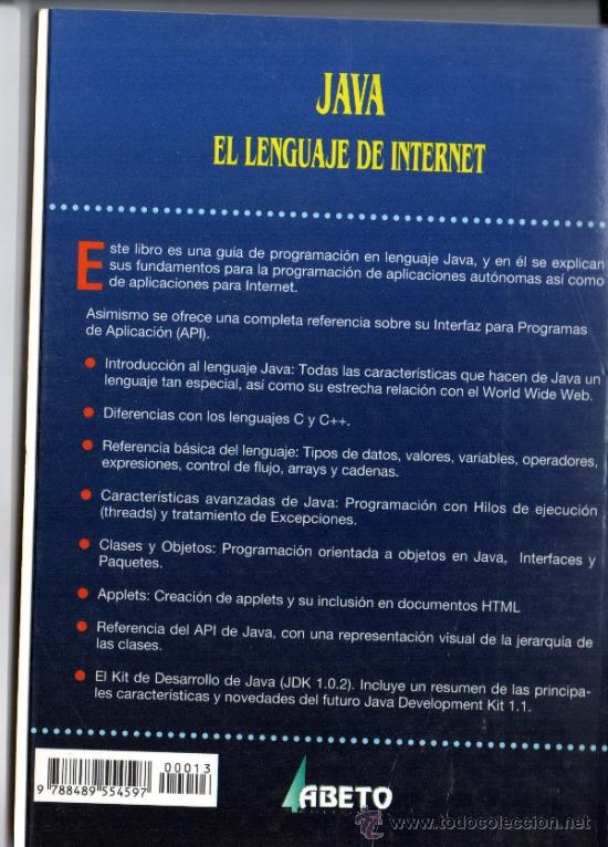 Libros de segunda mano: JAVA EL LENGUAJE DE INTERNET - Foto 2
