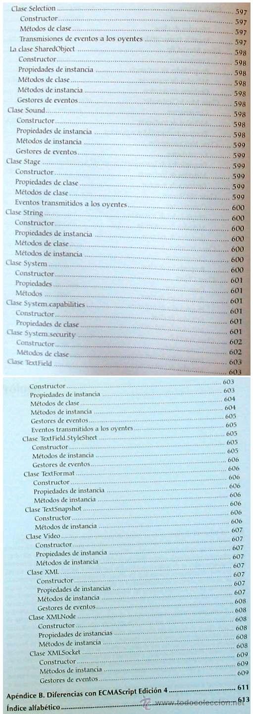 Libros de segunda mano: ACTIONSCRIPT 2.0 - SOLUCIONES PARA EL DESARROLLO ORIENTADO A OBJETOS - ANAYA OREILLY - VER &Iacute;NDICE - Foto 9