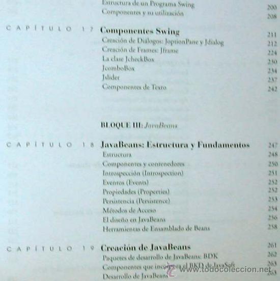 Libros de segunda mano: JAVA - CENTRO DE ESTUDIOS ADAMS - ED. VALBUENA 2001 - 461 P&Aacute;GINAS - VER &Iacute;NDICE - Foto 6