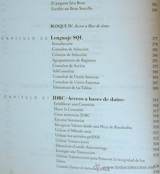 Libros de segunda mano: JAVA - CENTRO DE ESTUDIOS ADAMS - ED. VALBUENA 2001 - 461 P&Aacute;GINAS - VER &Iacute;NDICE - Foto 7