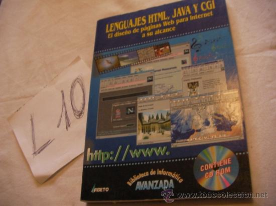 Libros de segunda mano: LENGUAJES HTML, JAVA Y CGI - DISE&Ntilde;O DE PAGINAS WEB - Foto 1