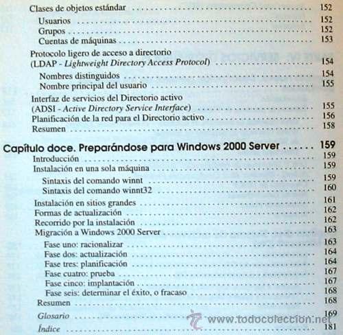 Libros de segunda mano: AS&Iacute; ES MICROSOFT WINDOWS 2000 SERVER - ANTHONY NORTHRUP - McGRAW-HILL 1999 - VER INDICE - Foto 5