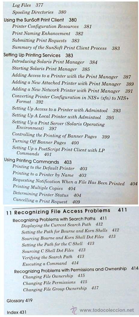 Libros de segunda mano: SOLARIS - SYSTEM ADMINISTRATORS GUIDE - JANICE WINDSOR - EN INGLES - VER &Iacute;NDICE - Foto 8