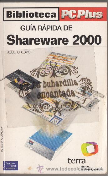 Libros de segunda mano: LIBRO - GUIA RAPIDA SHAREWARE 2000 - JULIO CRESPO A&Ntilde;O 2000 - BIBLIOTECA PCPLUS -184 PAGINAS - Foto 1