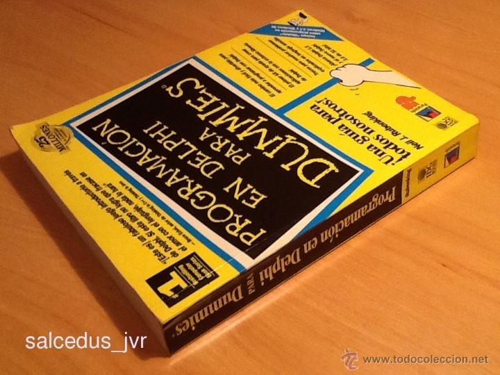 Libros de segunda mano: Programaci&oacute;n en Delphi para Dummies Paraninfo Cengage Learning Libro en - Foto 2