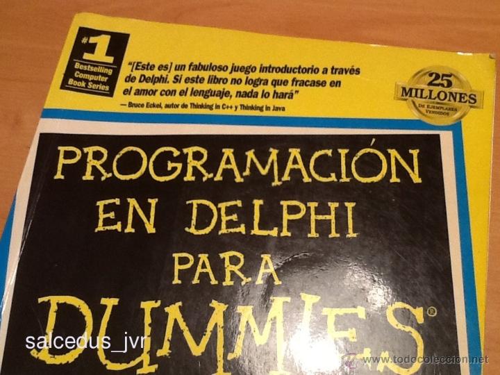 Libros de segunda mano: Programaci&oacute;n en Delphi para Dummies Paraninfo Cengage Learning Libro en - Foto 7