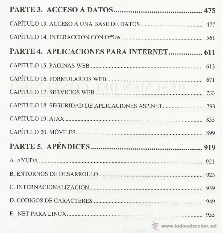 Libros de segunda mano: Enciclopedia de Microsoft Visual C# (2&ordf; Edici&oacute;n) [inform&aacute;tica programaci&oacute;n aplicaciones] - Foto 4