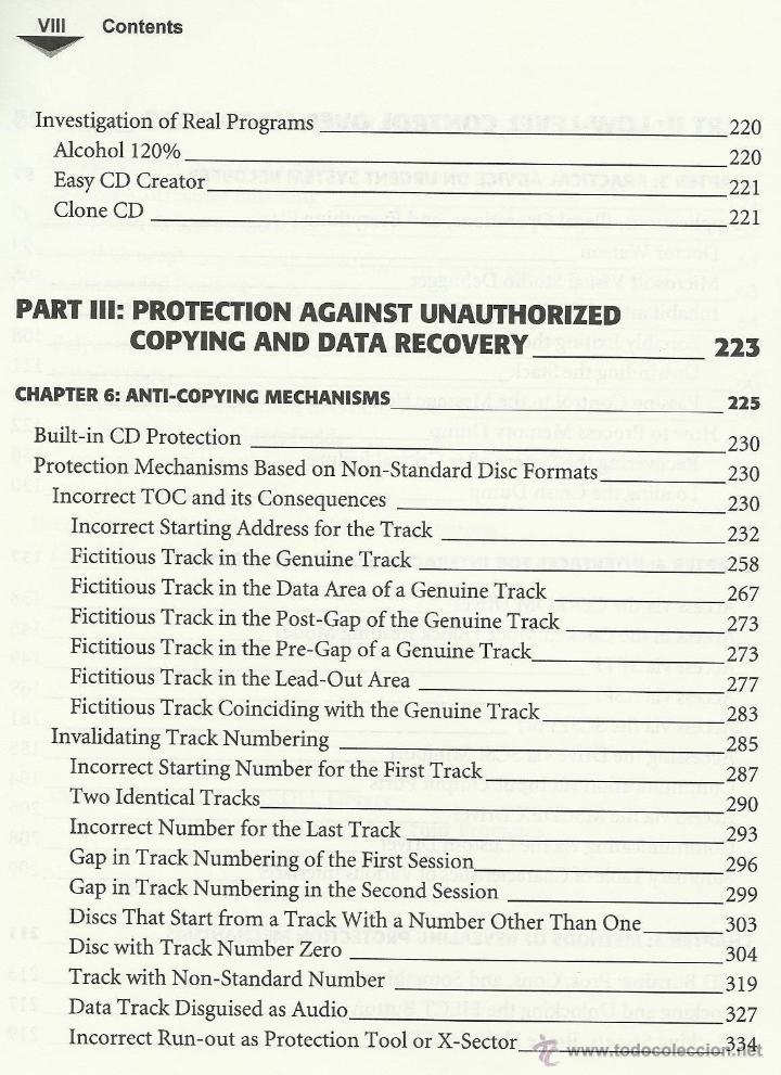 Libros de segunda mano: CD cracking uncovered. Protection against unsanctioned CD copying - K. Kaspersky [inform&aacute;tica] - Foto 6