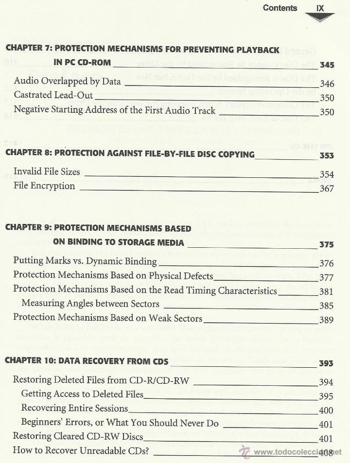 Libros de segunda mano: CD cracking uncovered. Protection against unsanctioned CD copying - K. Kaspersky [inform&aacute;tica] - Foto 7