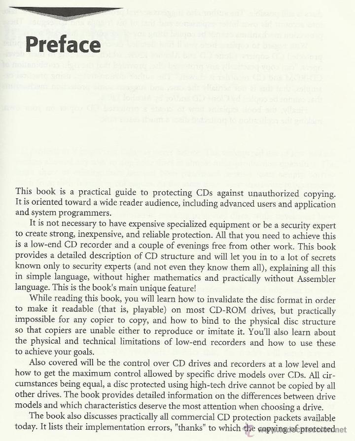 Libros de segunda mano: CD cracking uncovered. Protection against unsanctioned CD copying - K. Kaspersky [inform&aacute;tica] - Foto 9