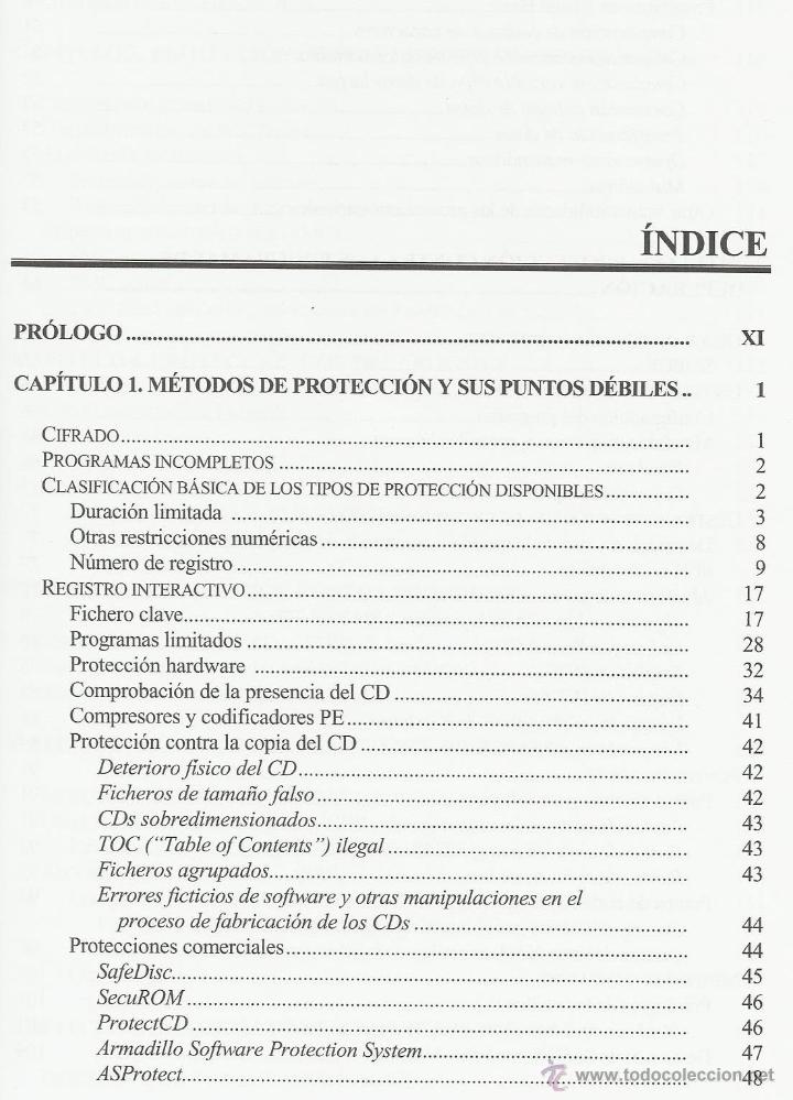 Libros de segunda mano: Cracking sin secretos. Ataque y defensa de software - J. Zem&aacute;nek [inform&aacute;tica programaci&oacute;n] - Foto 3